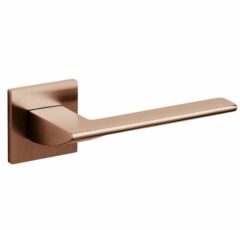 Olivari deurkruk Trend op rozet koper mat titaan PVD