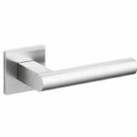 Olivari deurkruk Euclide Q op rozet chroom mat