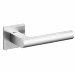 Olivari deurkruk Euclide Q op rozet chroom mat