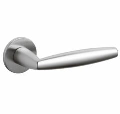 Olivari deurkruk Aurelia op rozet chroom mat