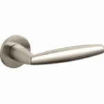 Olivari deurkruk Aurelia op rozet nikkel mat titaan PVD