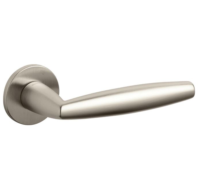 Olivari deurkruk Aurelia op rozet nikkel mat titaan PVD