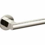 Olivari deurkruk Euclide op rozet nikkel titaan PVD