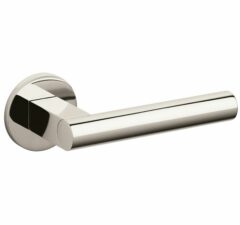 Olivari deurkruk Euclide op rozet nikkel titaan PVD