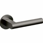 Olivari deurkruk Euclide op rozet antraciet mat titaan PVD