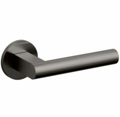 Olivari deurkruk Euclide op rozet antraciet mat titaan PVD