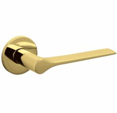 Olivari deurkruk Lama L op rozet messing titaan PVD