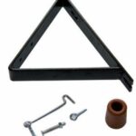 Deuropvangbeugel Verzinkt Zwart Gelakt