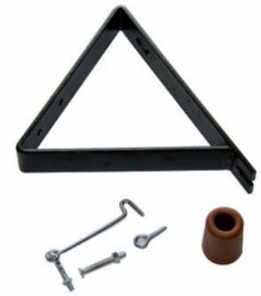 Deuropvangbeugel Verzinkt Zwart Gelakt