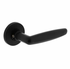 Intersteel deurklink Sophie met rozet ø49x7mm verdekt mat zwart