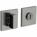 Olivari rozet toilet-/badkamersluiting vierkant rvs mat titaan PVD