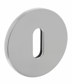 Olivari rozet rond met sleutelgat chroom