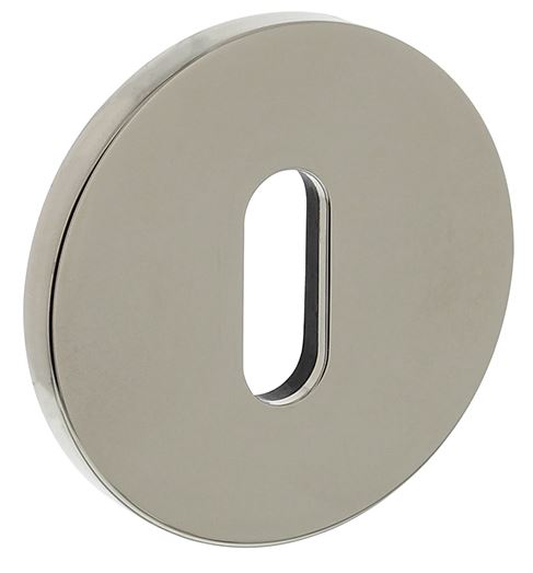 Olivari rozet rond met sleutelgat nikkel titaan PVD