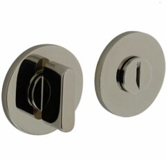 Olivari rozet toilet-/badkamersluiting rond nikkel titaan PVD