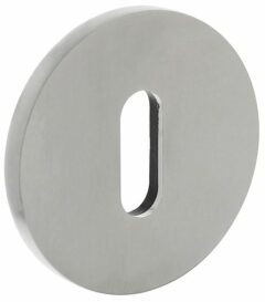 Olivari rozet rond met sleutelgat RVS mat titaan PVD