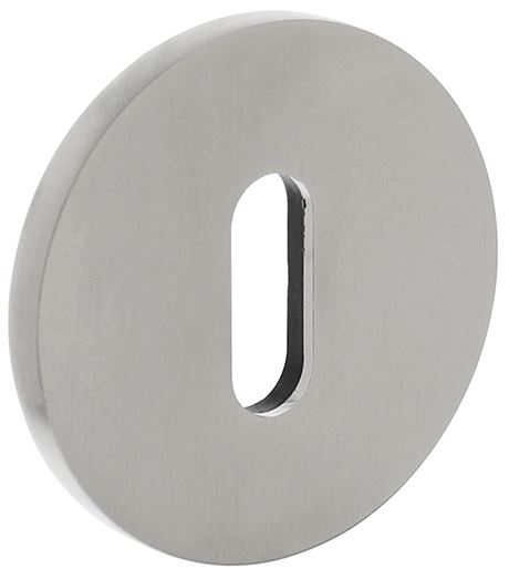 Olivari rozet rond met sleutelgat RVS mat titaan PVD