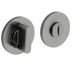 Olivari rozet toilet-/badkamersluiting rond rvs mat titaan PVD