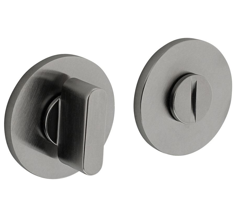 Olivari rozet toilet-/badkamersluiting rond rvs mat titaan PVD