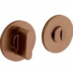 Olivari rozet toilet-/badkamersluiting rond koper mat titaan PVD