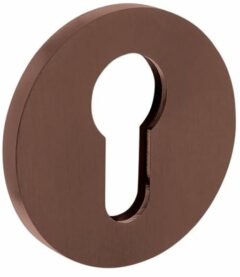 Olivari rozet rond met profielcilindergat brons mat titaan PVD