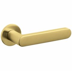 Olivari deurkruk Link op rozet messing mat titaan PVD