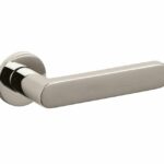 Olivari deurkruk Link op rozet nikkel titaan PVD