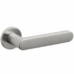 Olivari deurkruk Link op rozet rvs mat titaan PVD