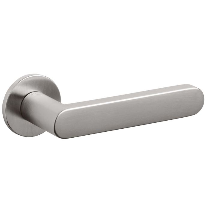 Olivari deurkruk Link op rozet rvs mat titaan PVD