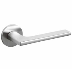 Olivari deurkruk Lotus op rozet chroom mat