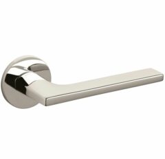 Olivari deurkruk Lotus op rozet nikkel titaan PVD