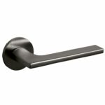 Olivari deurkruk Lotus op rozet antraciet mat titaan PVD