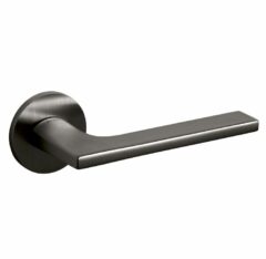 Olivari deurkruk Lotus op rozet antraciet mat titaan PVD