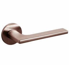 Olivari deurkruk Lotus op rozet brons mat titaan PVD