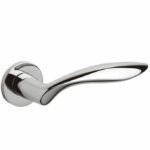 Olivari deurkruk Onda op rozet chroom