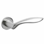 Olivari deurkruk Onda op rozet chroom mat