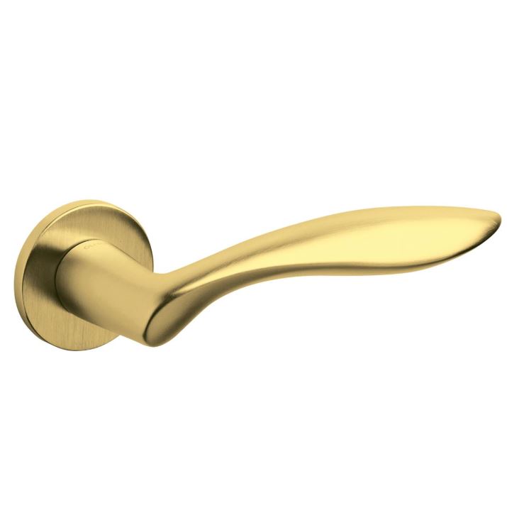 Olivari deurkruk Onda op rozet messing mat titaan PVD