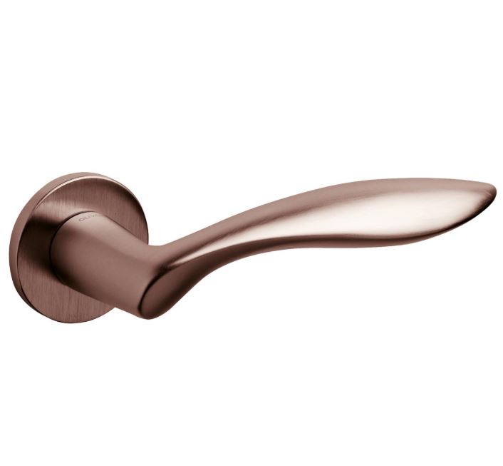 Olivari deurkruk Onda op rozet brons mat titaan PVD