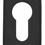 PC-Plaatje Ovaal verdekt Mat Zwart