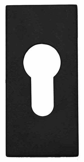 PC-Plaatje Rechthoekig verdekt Mat Zwart