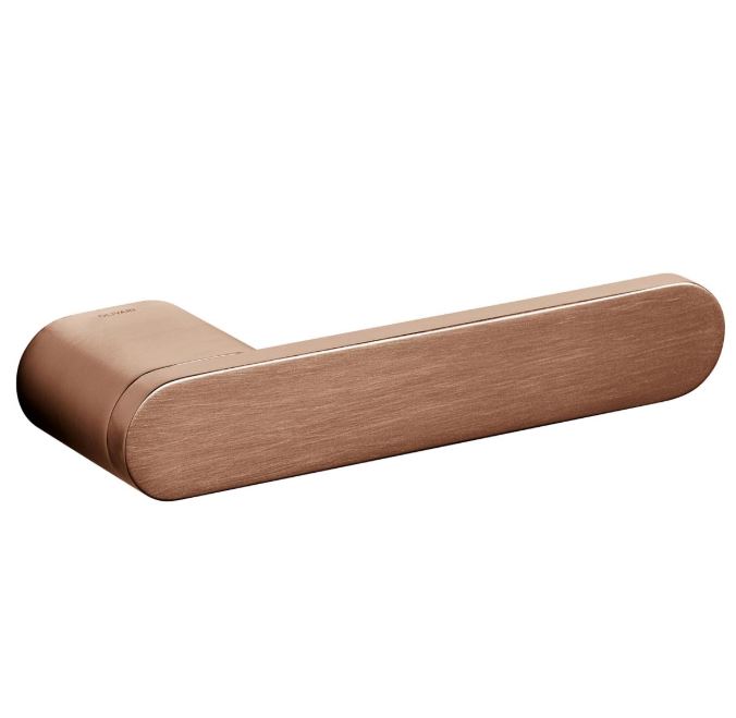 Olivari deurkruk Radial koper mat titaan PVD