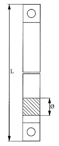 Stangenset t.b.v. pomp-espagnolet staal verzinkt 10 Ø mm - Afbeelding 2