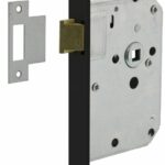 Intersteel Loopslot Met Zwart Gelakte Voorplaat 20X175 mm