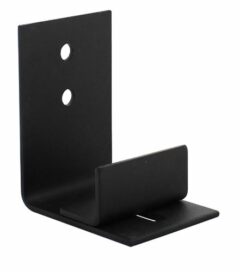 Verstelbare deurgeleider tbv onderzijde schuifdeur zwart