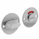 WC-sluiting 8mm rond plat 50x2mm RVS