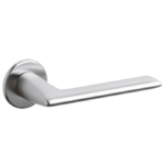 Olivari deurkruk Tecno op rozet chroom mat