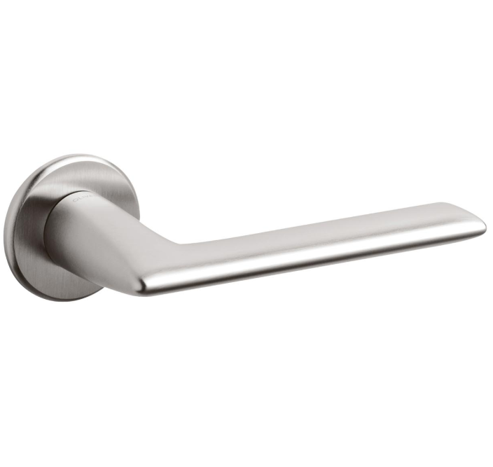 Olivari deurkruk Tecno op rozet rvs mat titaan PVD