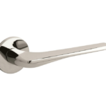 Olivari deurklink Twist op rozet nikkel titaan PVD