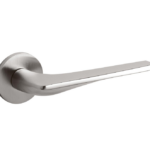 Olivari deurkruk Twist op rozet rvs mat titaan PVD