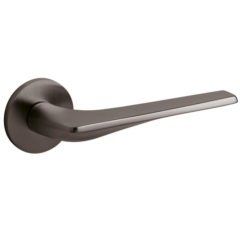 Olivari deurkruk Twist op rozet antraciet mat titaan PVD