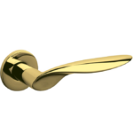 Olivari deurkruk Wind op rozet messing titaan PVD